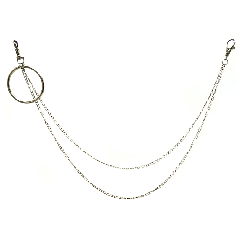 Брелок на ремень в стиле панк для мужчин Ювелирное Украшение джинсов цепочка