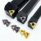 Держатель инструмента для наружной резьбы SER1010H11 SER1212H11 SER1616H11 + вставка из карбида резьбы MMT11ER AG60 режущий инструмент токарные инструменты с ЧПУ