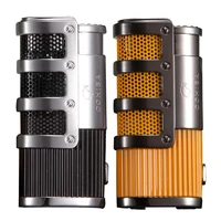 cohiba 3 torch jet flame metal cigarette lighter tobacco cigarette lighter stamping smoking tool accessories portable gift box