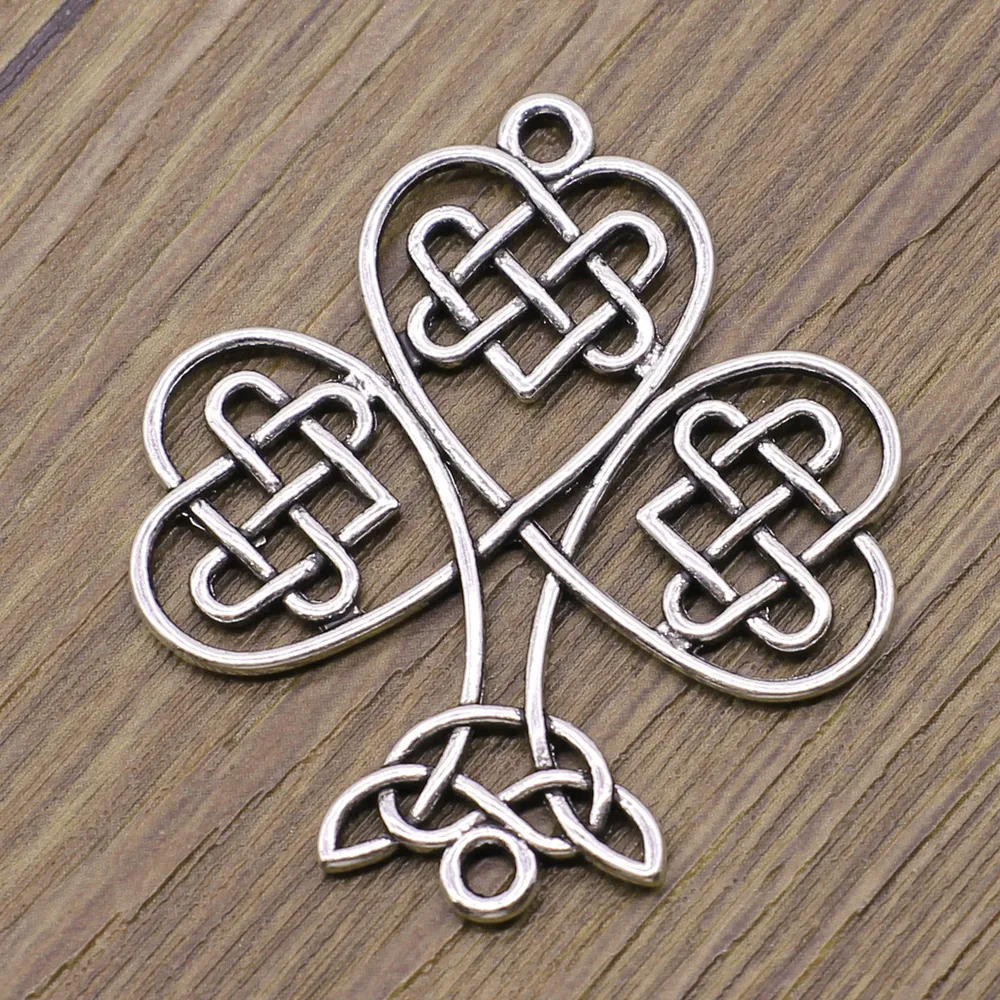 

4pcs Guardian Tree Connector Charms Connector For Jewelry Making 46x41mm Antique Silver Color Accessories