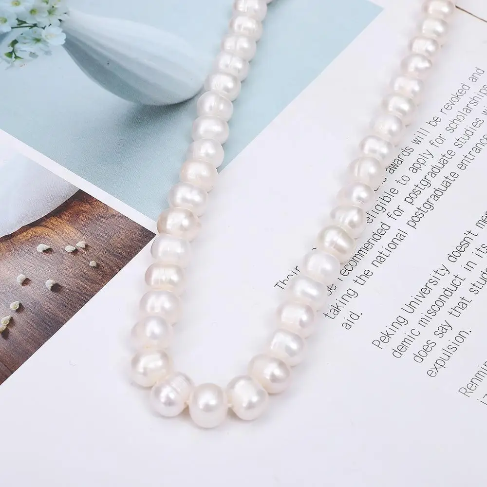 Натуральная пресноводная сторона жемчуг с отверстиями розовый/фиолетовый/белый