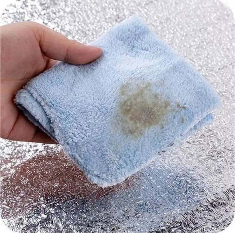 Кухня маслостойкой Водонепроницаемый Стикеры алюминиевая фольга для кухни