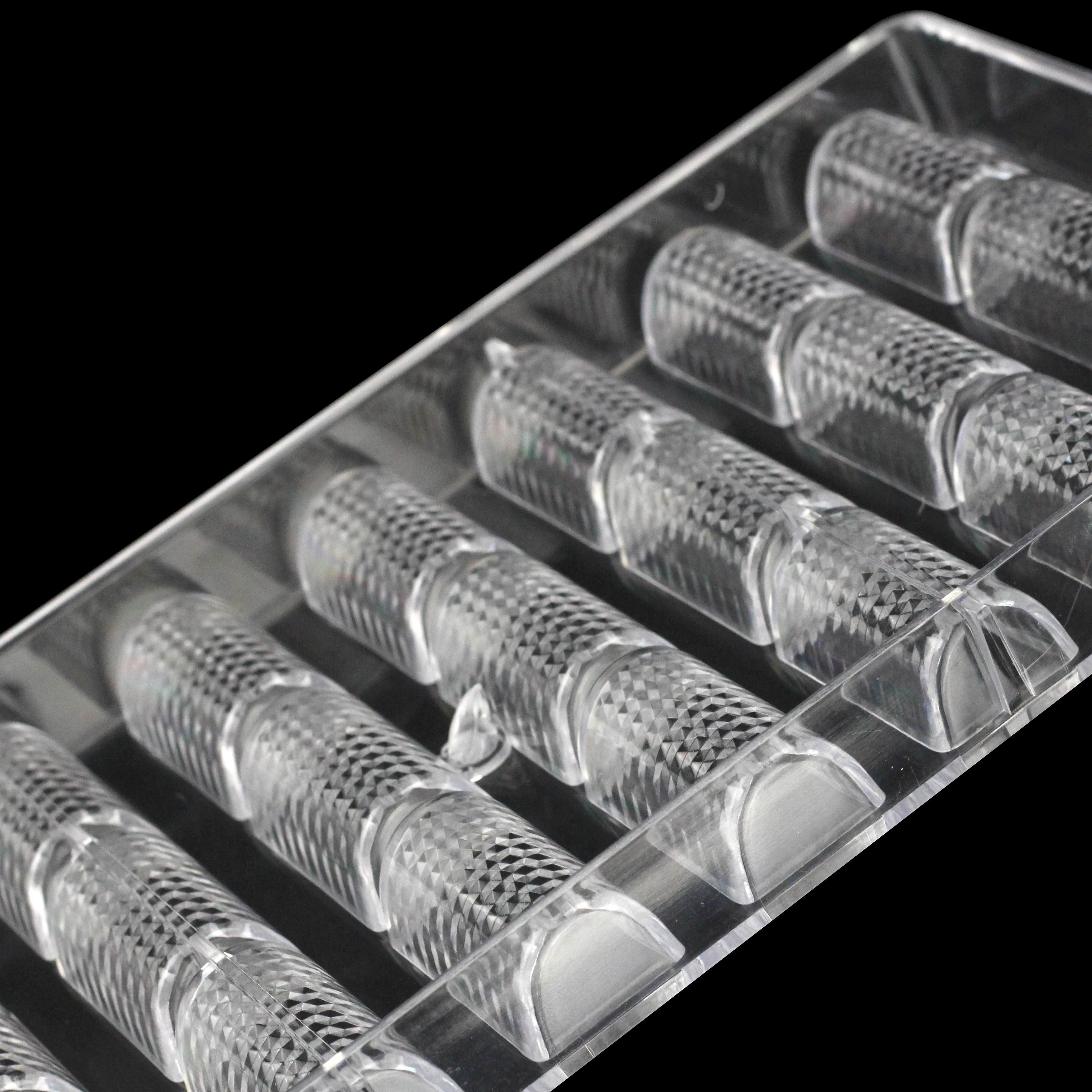 24 держателя форма для шоколада с алмазной поверхностью конфет из поликарбоната