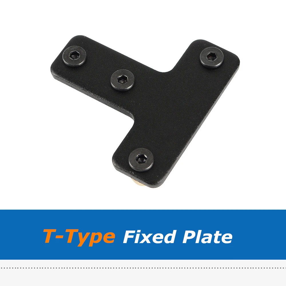 1 комплект 3D-принтеры Запчасти Алюминий T-Тип фиксированный кронштейн с латунной