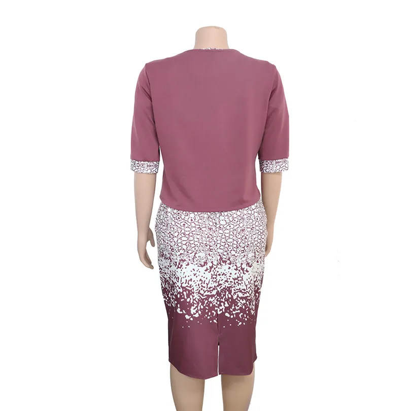 (XL ~ 4XL) 2019 новые модные африканские принтованные эластичные Bazin мешковатые платья