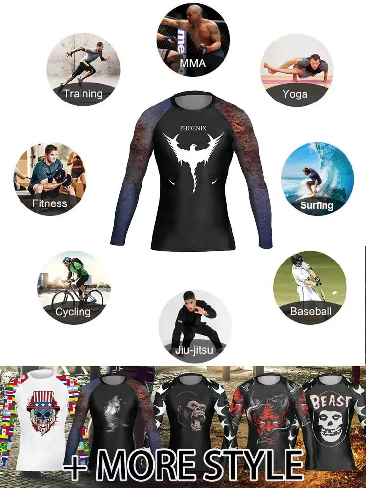 Мужская кошачья Роза фиолетовая звезда Туманность UPF 50 + дышащие шкуры Baselayer сухая