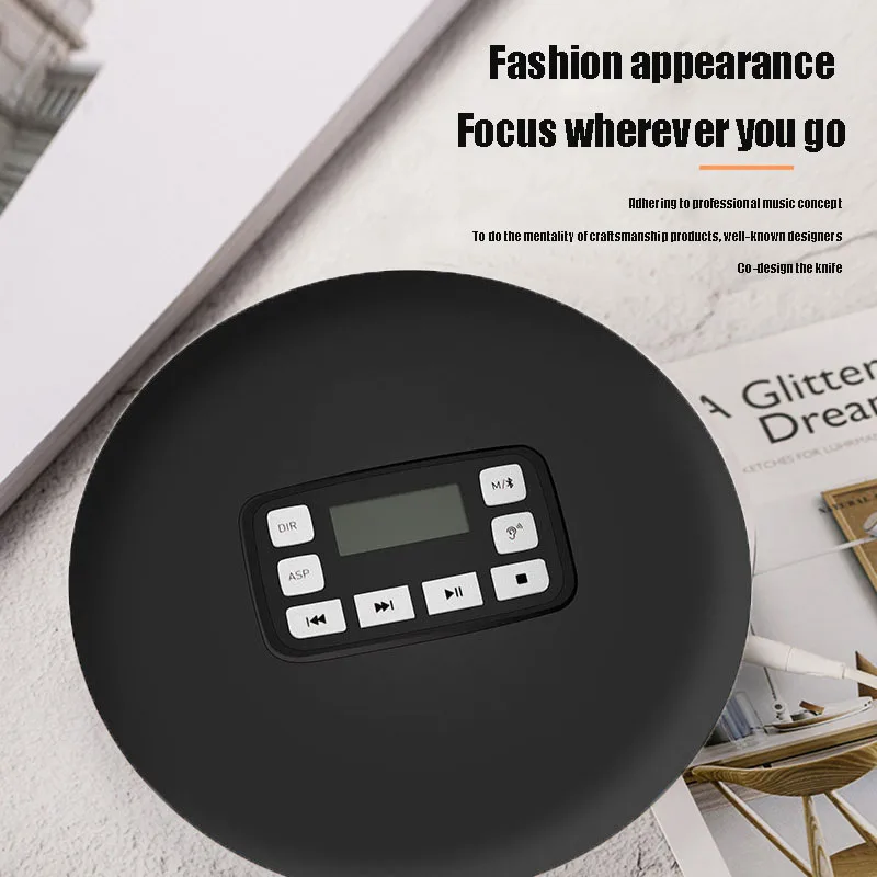 Персональный музыкальный проигрыватель CD портативный Bluetooth стерео беспроводной