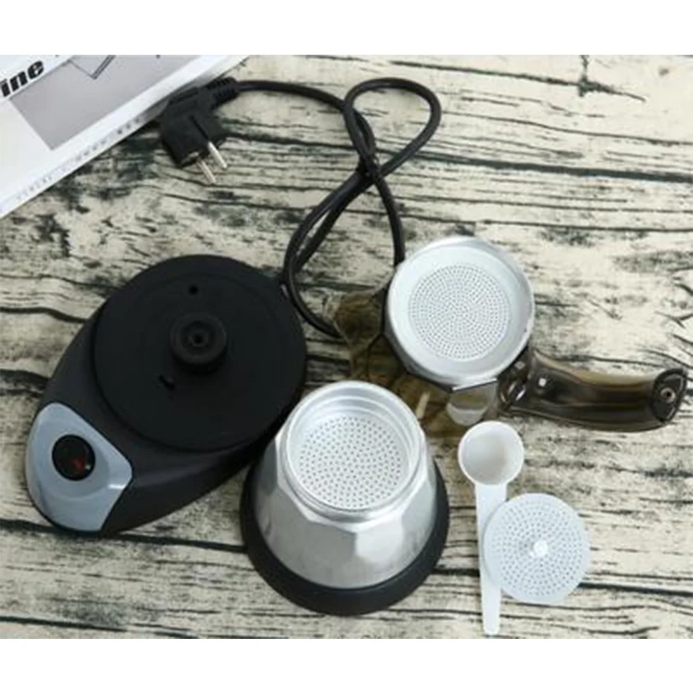 Портативная электрическая кофемашина кофейная машина из нержавеющей стали