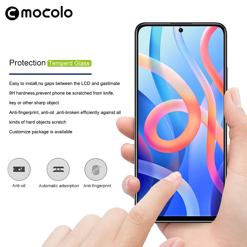 Mocolo олеофобное покрытие 2.5D 9 H полное защитная пленка защитное стекло на для Xiaomi