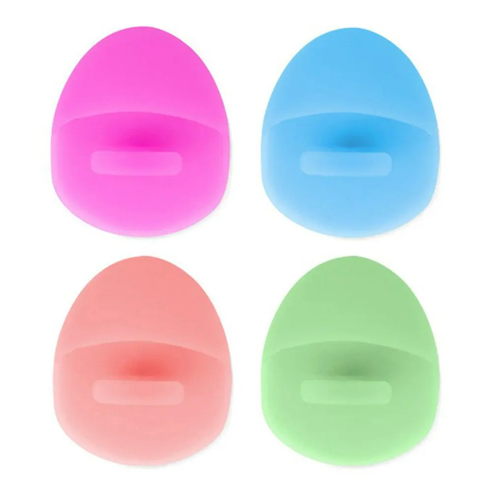 

Silica Gel Facial Cleaning Brush Exfoliating Massage Cleanse Brush Waterproof Facial Cleanser Massager Deep Clean Exfoliator