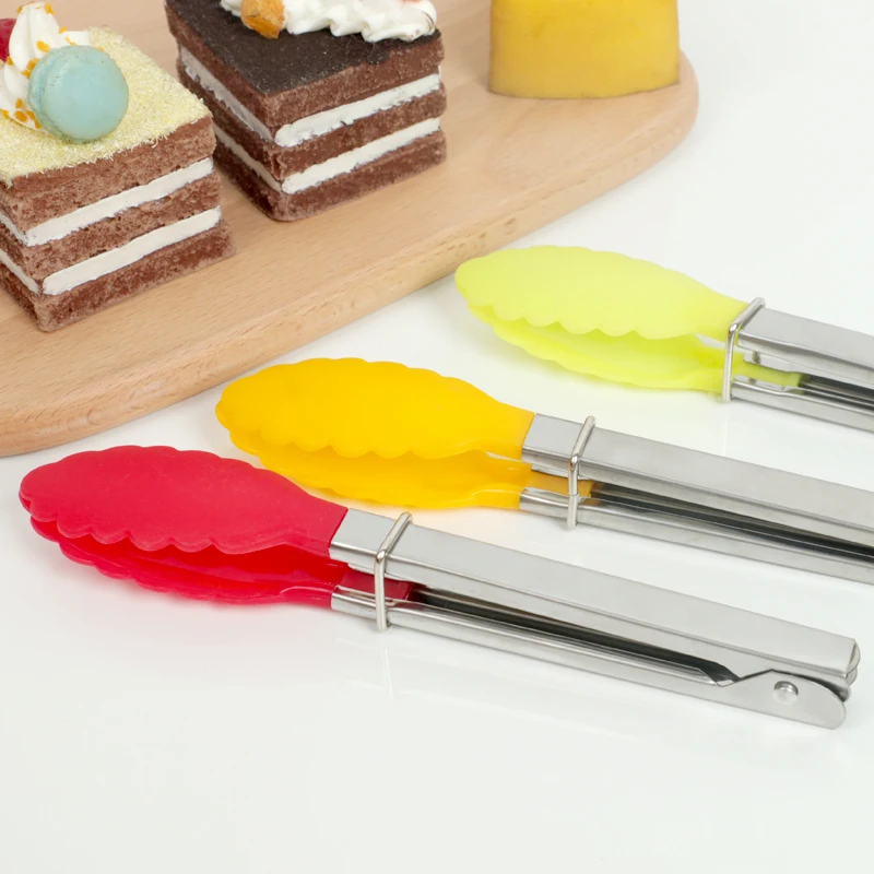 Нейлоновые щипцы для барбекю Delidge 1 шт. ручка из нержавеющей стали антипригарная