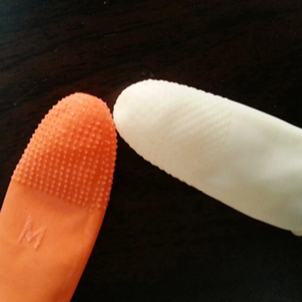 100 шт латексные резиновые защитные перчатки для ногтей инструменты женщин и