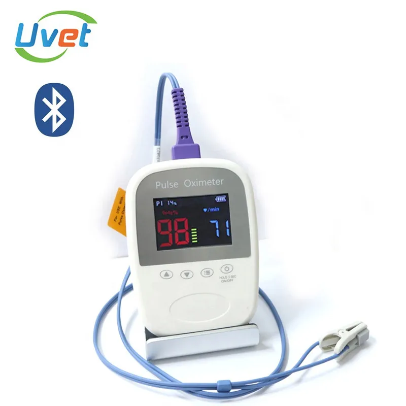 Пульсоксиметр Bluetooth Uvet SPO2 PR монитор для животных пульсометр насыщение кислородом