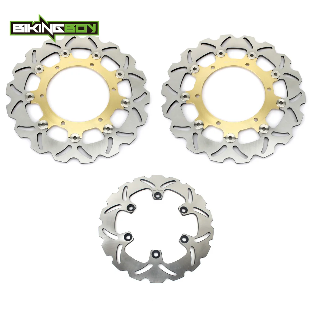 BIKINGBOY для YAMAHA XJ 600 S N 98 03 YZF R 96 07 1000 02 R1 01 XT 660 Z Передние Задние тормозные диски