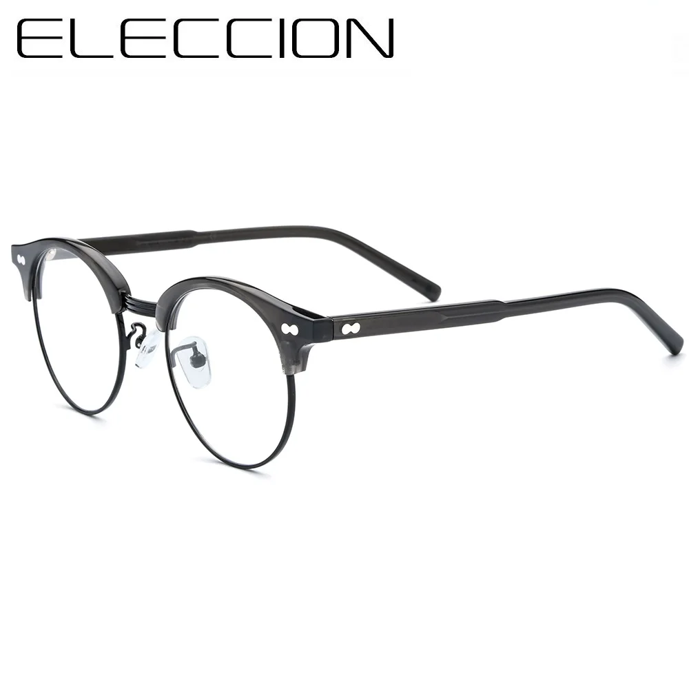 Новинка 2020 винтажные круглые оправы для бровей оптические очки близорукости по