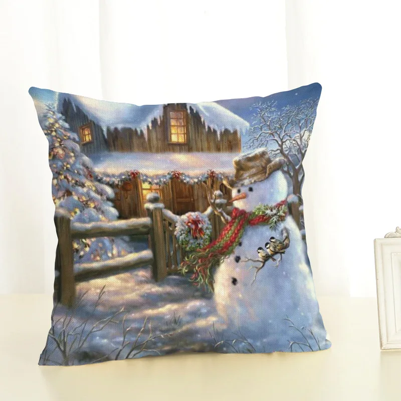 Модная Наволочка на кровать диван декоративная наволочка хлопок лен смешанный с