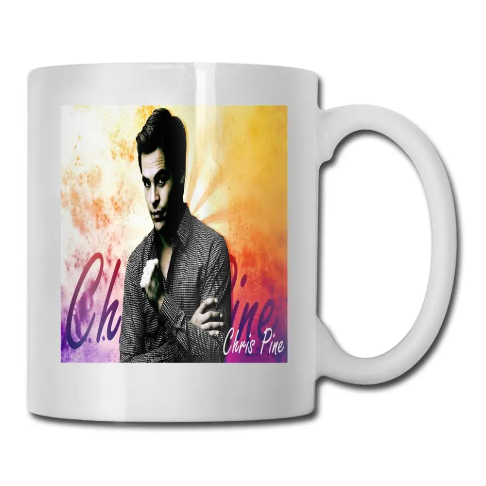 Модная Рождественская кружка Chris Pine забавная подарок на день рождения|Кружки| |