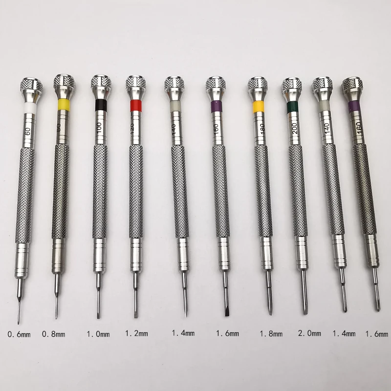 Stainless Steel High Precision Screwdrivers Set 10PCS For Watchmakers Watch Repair Tools, Plus Spare 20PCS  Blades ,Top Quality enlarge