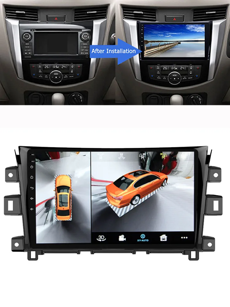 

For Nissan Terra X-Terra D23 2018~2021 CarPlay 360 BirdView 3D Car Multimedia GPS Radio Navigation NAVI Player