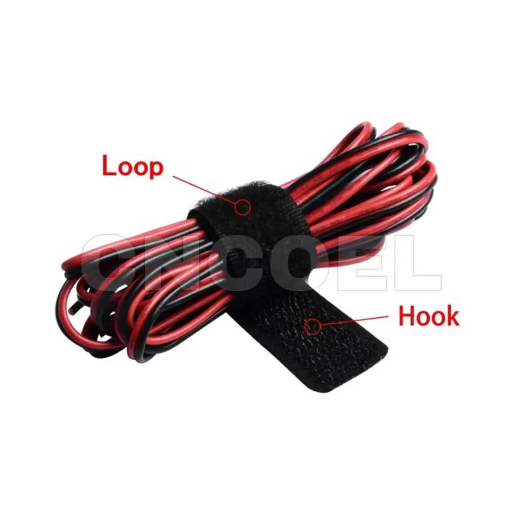 50 шт. нейлоновые разноцветные застежки-липучки для кабелей | Строительство и