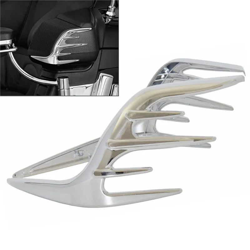 Хромированная задняя акустическая система внешняя обшивка для HONDA Gold Wing Goldwing 1800
