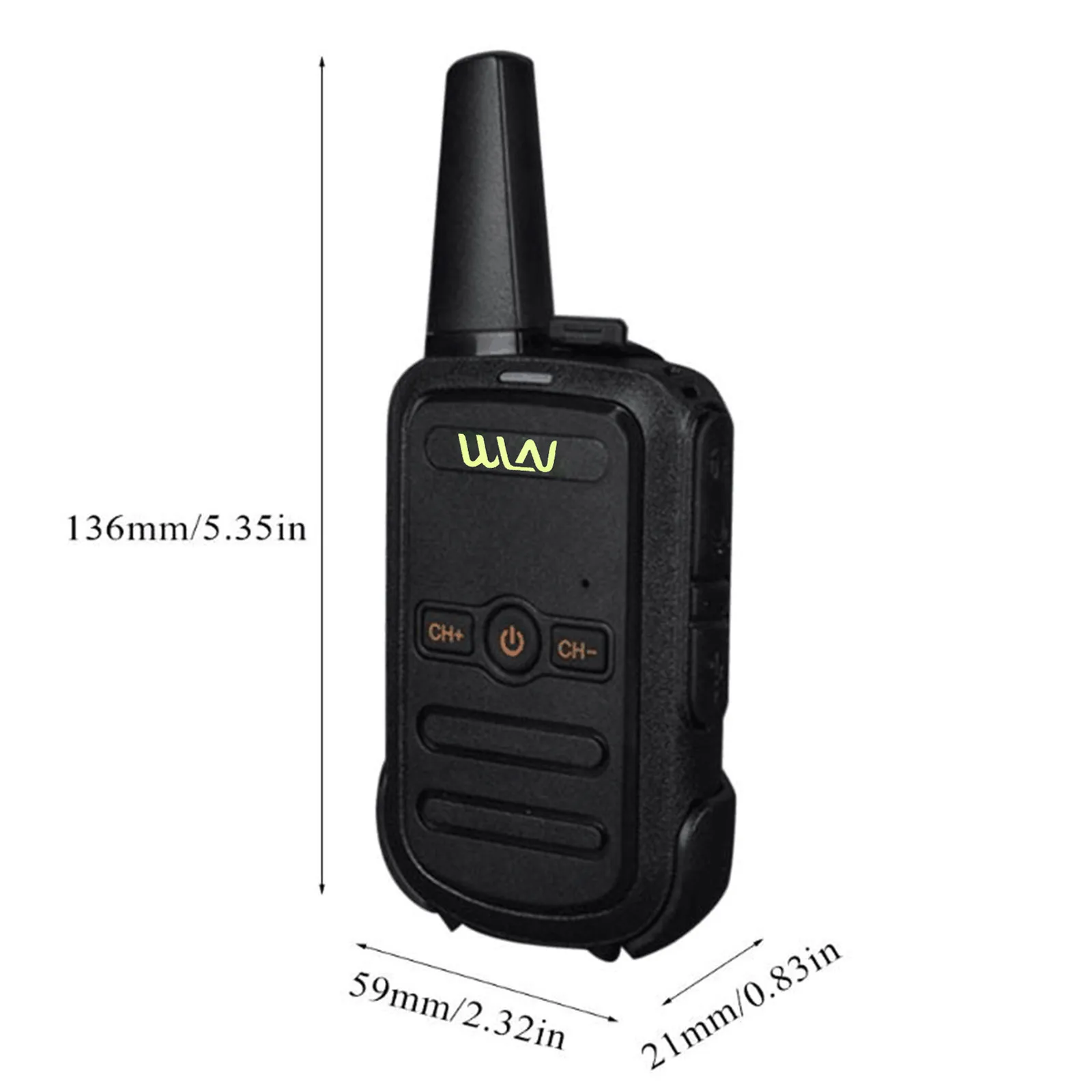 

2PCS Walkie Talkie KD-C51 Portable Mini Walkie-Talkie Outdoor Hotel Civil High-power Handheld UHF 400-470MHz Intercom