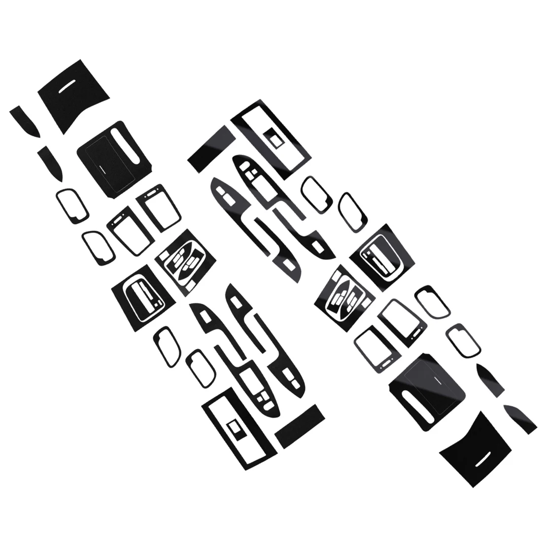 

Текстура углеродного волокна, Крышка центральной консоли приборной панели, пластиковая наклейка, подходит только для Honda Accord 7, левый руль