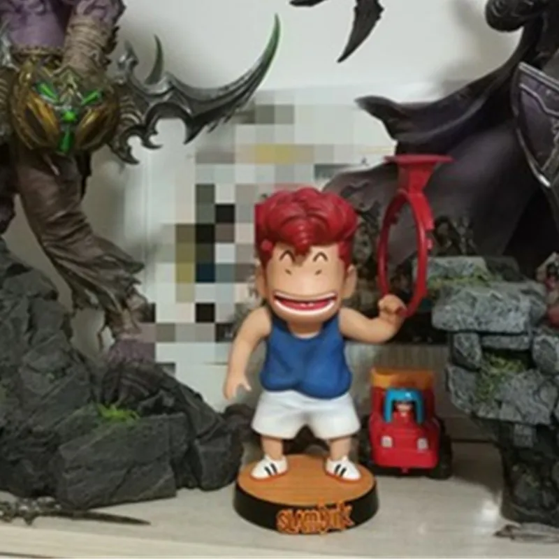 

5" M3 SLAM DUNK Statue Sakuragi Hanamichi Bust Television Scene Full-Length Portrait PF Original GK Action Figure Toy 14CM X1863