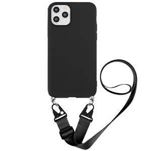 Strap Necklace Case For Samsung Galaxy S22 Plus S20 FE S21 Ultra A32 A52 A73 A13 A23 A33 A53 Crossbo