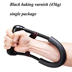 Black 45kg Grip power для кисти предплечья кистевой эспандер силовое тренировочное устройство фитнес мышечное усиленное силовое оборудование для фитнеса - Цвет: Black 45kg