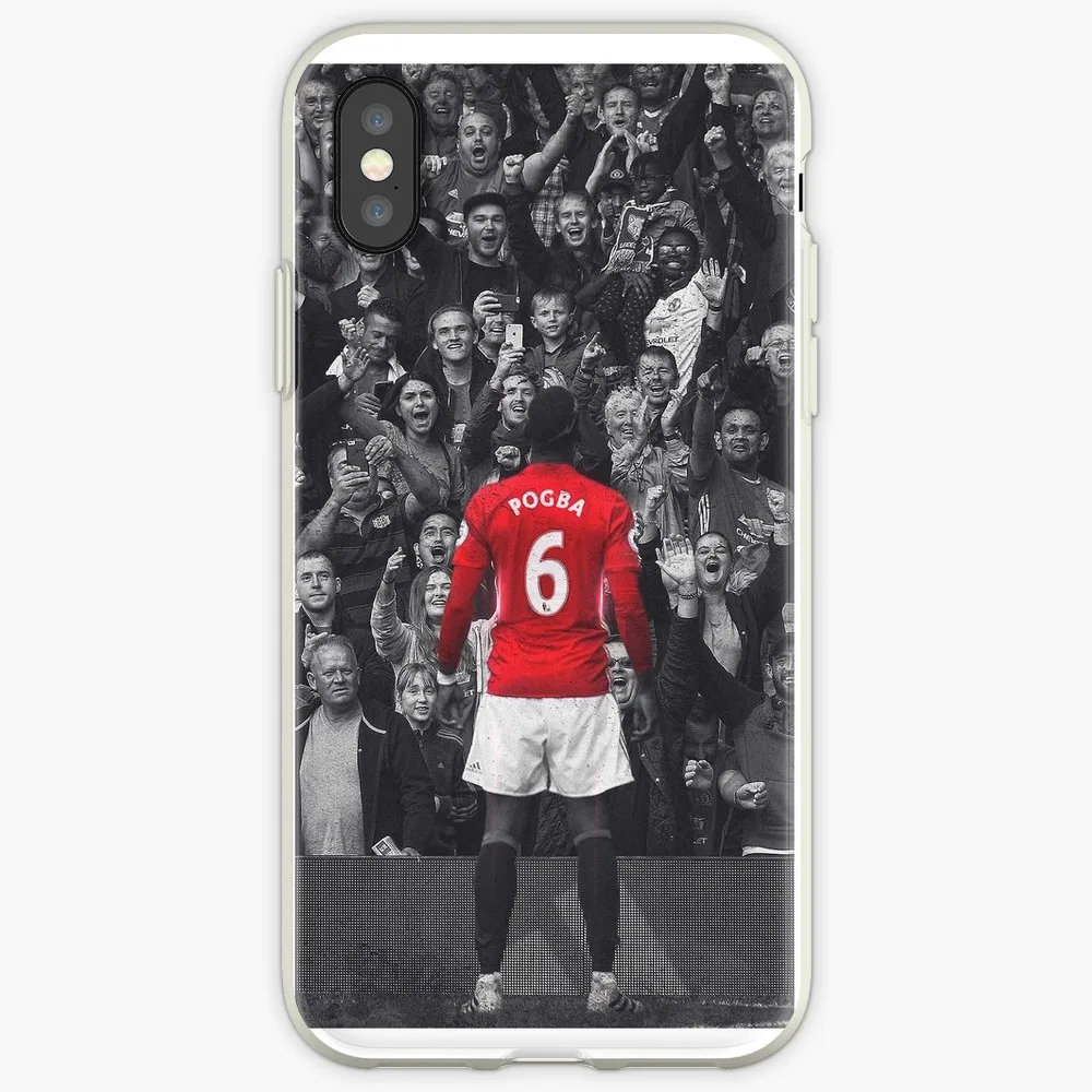 Paul Pogba Мужской мягкий чехол для iPhone 7 8 6 6s Plus 5S 4 силиконовый прозрачный X Xs 11 Pro Max XR| |