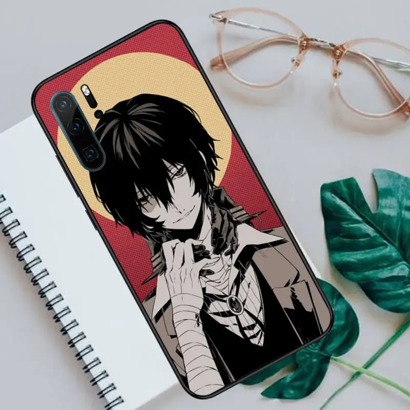 

Anime Bungou Stray Dogs Dazai Osamu Phone Case For Huawei P9 P10 P20 P30 Pro Lite smart Mate 10 Lite 20 Y5 Y6 Y7 2018 2019