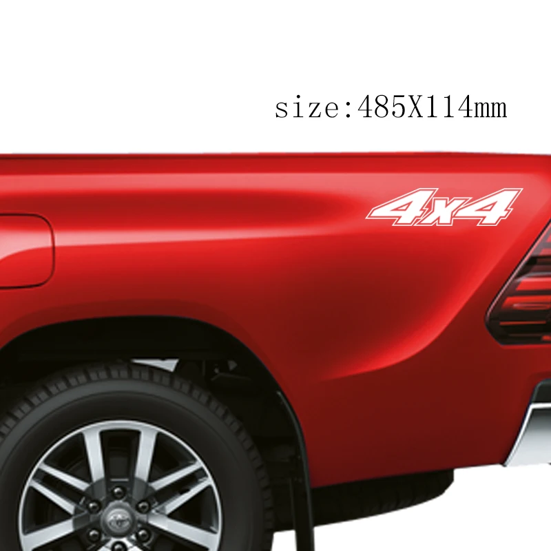 1 шт. 4x4 Наклейка виниловая бездорожье 4x4 для land rover chevy revo vigo dmax Приключения грязи