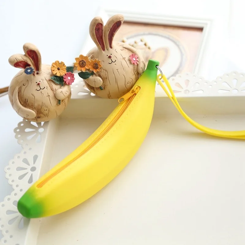 Баклажаны из фасоли Pod образная ручка чехол силиконовый Карандаш сумка студентов