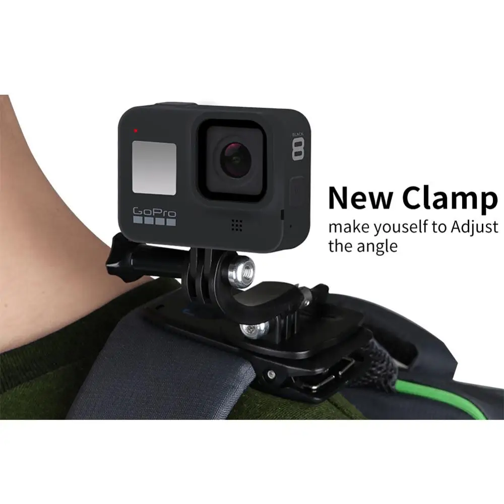 Шлем подбородок крепление мотоциклетный шлем ремень Campark Polaroid для GoPro Hero 7 6 5 Black 4/3
