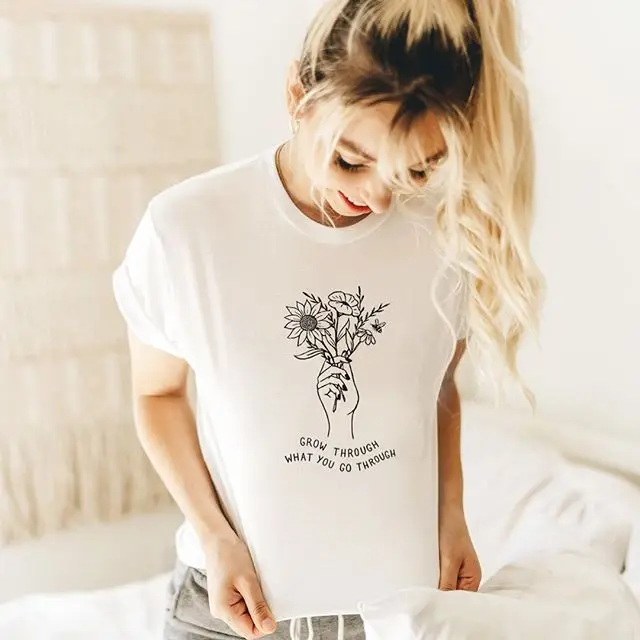 Женская футболка повседневная с рисунком | одежда