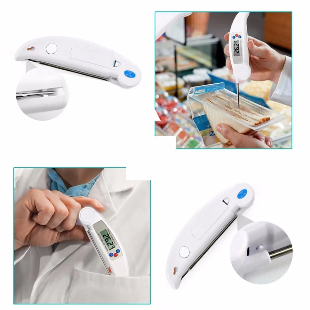 Цифровой кухонный термометр для мяса измеритель температуры барбекю воды