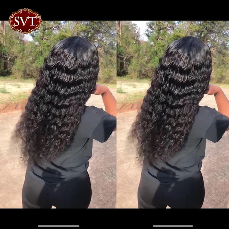 SVT волосы не Реми глубокая волна пряди можно купить 3 или 4 шт./партия малазийские