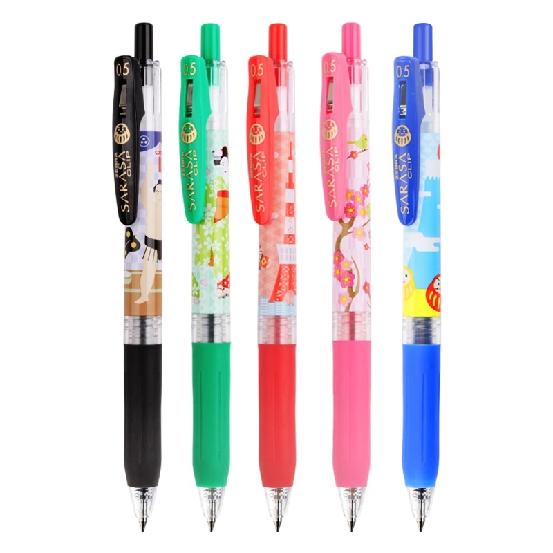 5 шт./компл. Ограниченная серия Зебра SARASA JJ15 японский Вишневый Цвет гелевая ручка