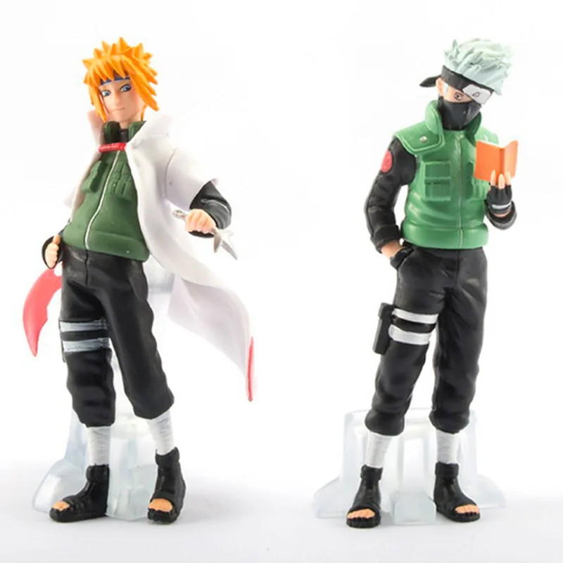 

Naruto Namikaze Minato Uchiha Sasuke Hatake Kakashi Uzumaki Anime Action Figure Naruto Shippuden PVC Toys Model Collectible 5pcs