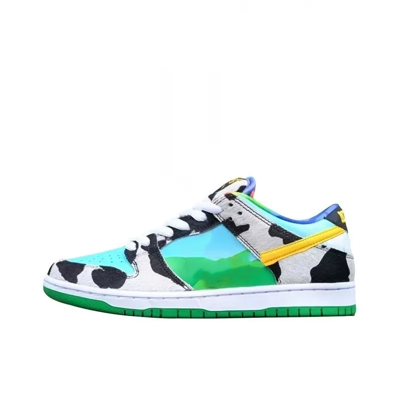 

2020 Newest Authentic Ben & Jerrys x SB Dunks Low Chunky Dunky White Lagoon Pulse-Black-Universit Running Shoes size eur 36-45