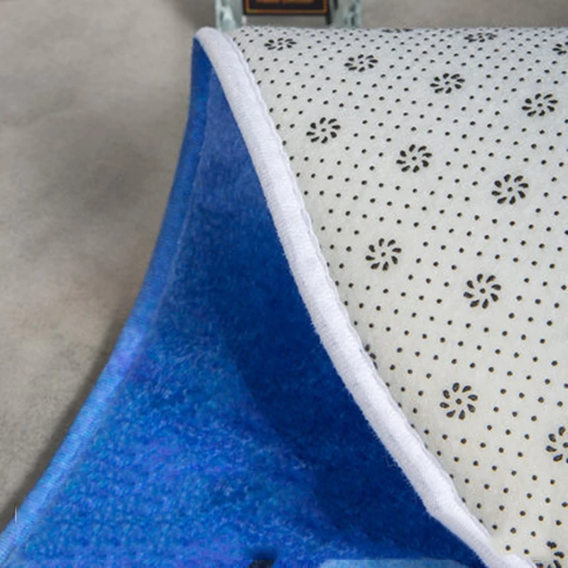 Мультяшный коврик для входной двери со спящим котом мягкие фланелевые кухонные