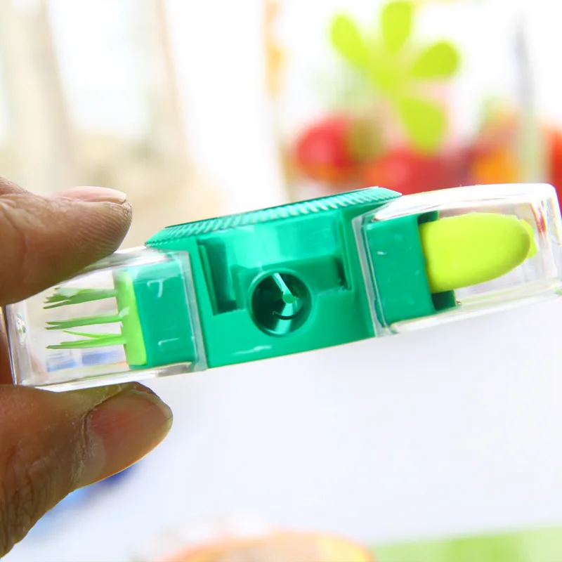 1 шт мини красочные точилки для карандашей шлифовальная машина с ластиками кисти