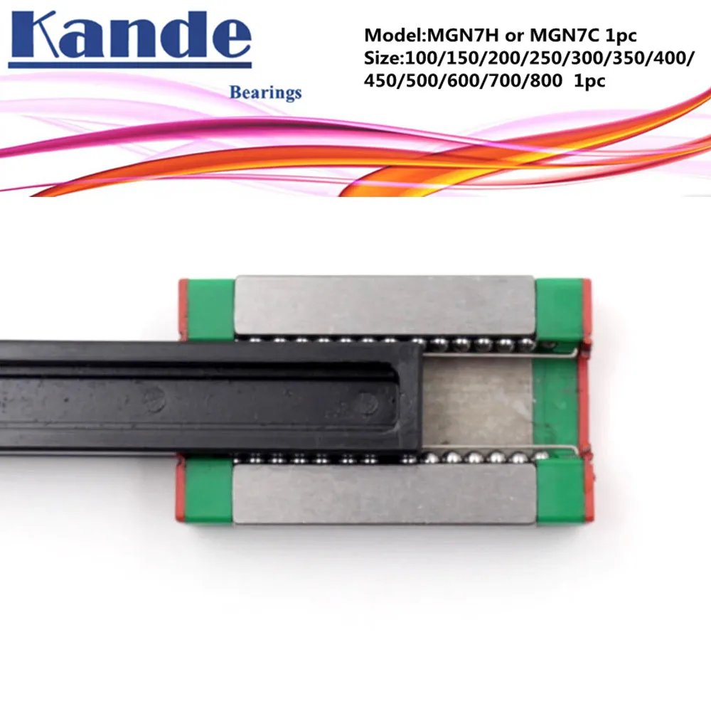 MGN7 CNC 7 мм миниатюрная линейная направляющая MGN L 700 800 MGN7C каретка или MGN7H фотокамера