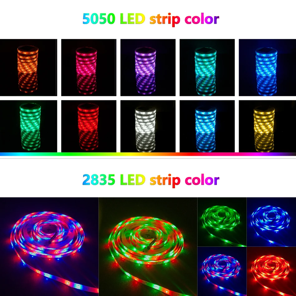 СВЕТОДИОДНАЯ лента SMD 5050 RGB-лента подсветильник ка музыка синхронизация Wi-Fi Bluetooth
