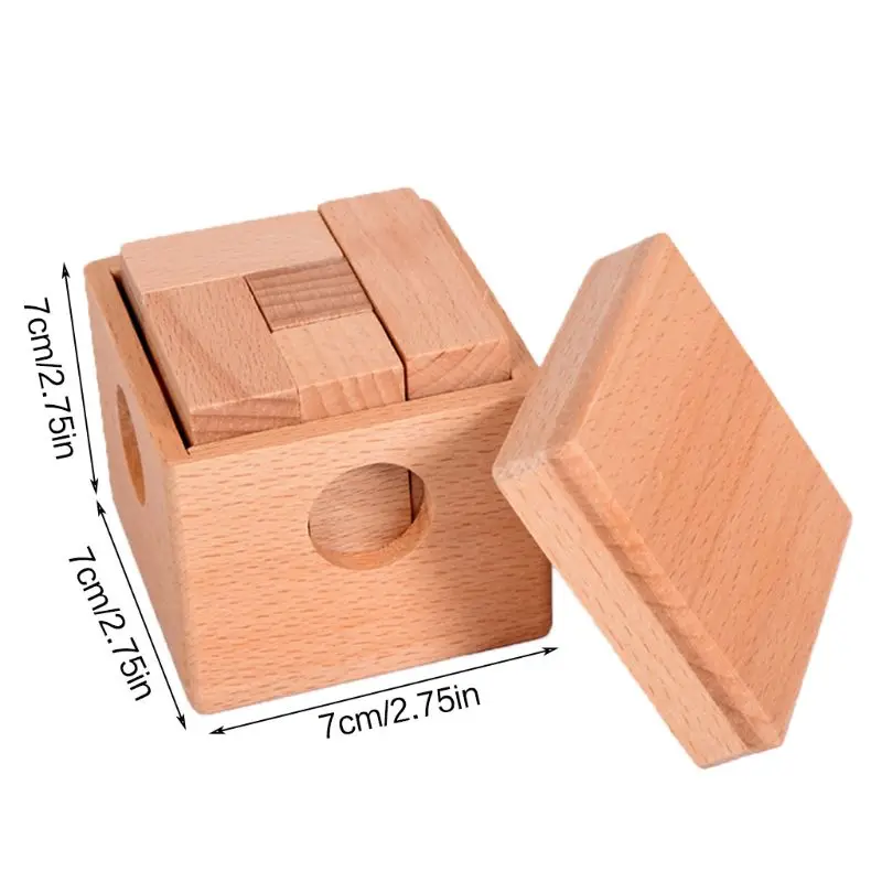 Кубик Soma в 7 коробках кубики для взрослых пазл деревянная игрушка Elm Wooden 634F |