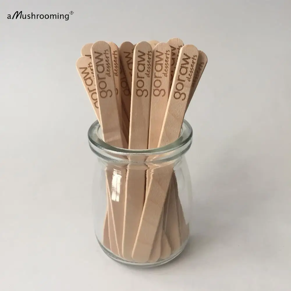 100 ремесло палочек для фруктового мороженного деревянные палочки весло поп Cakesicle