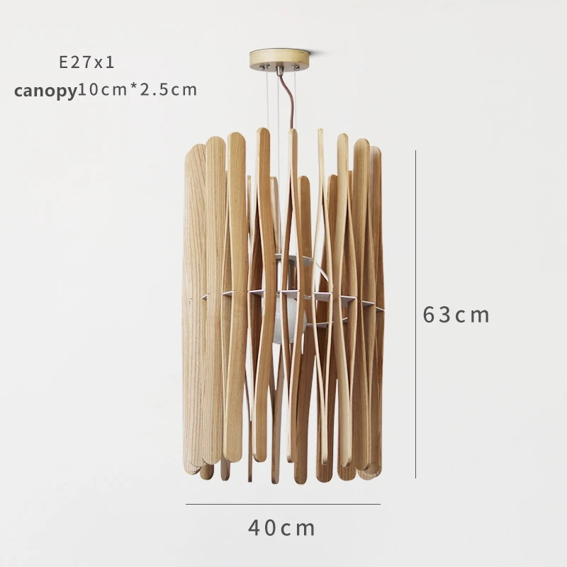 Деревянные подвесные светильники в стиле лофт для Юго Восточной Азии Китайская