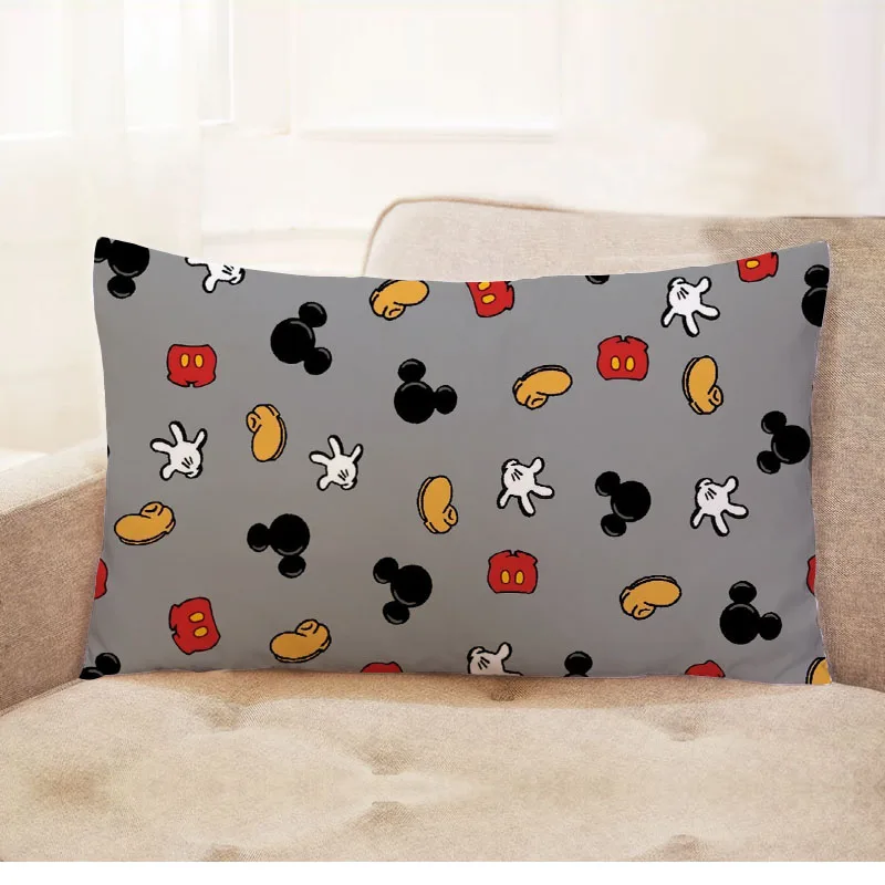 Disney Series Pillow Case Mickey Minnie Pillowcase Mouse Cover Cute Cartoon Anime Cushion Home Decor Short Plush | Дом и сад