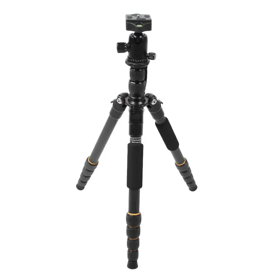 Q666C штатив для камеры с металлической шаровой головкой черный портативный